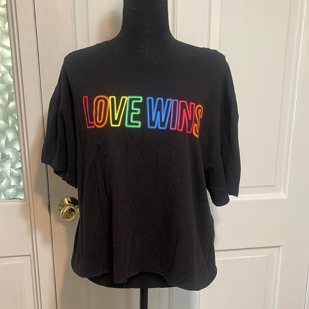 Love Wins Pride Cropped Tee